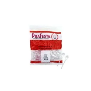 Colher Little Coffee Branca 100UN